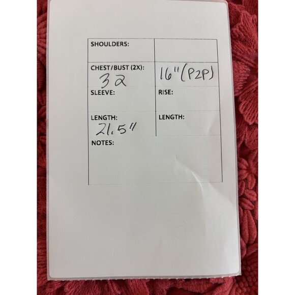 Tory Burch Embroidered Lace Pattern Shirt, Womens XS Short Sleeve Rose Red - Picture 6 of 8